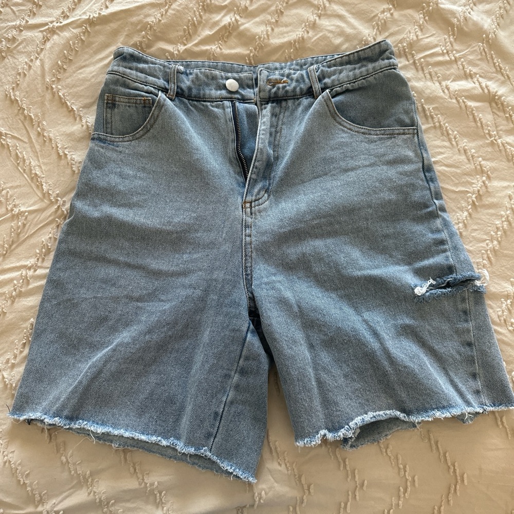 Women's Blue Denim Shorts